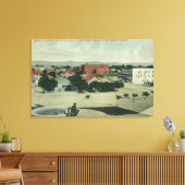 南太平洋シャスタルートからの都市 キャンバスプリント (インサイチュ (リビング))