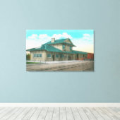 南太平洋デポの外観3 キャンバスプリント (インサイチュ (ウッドフロア))