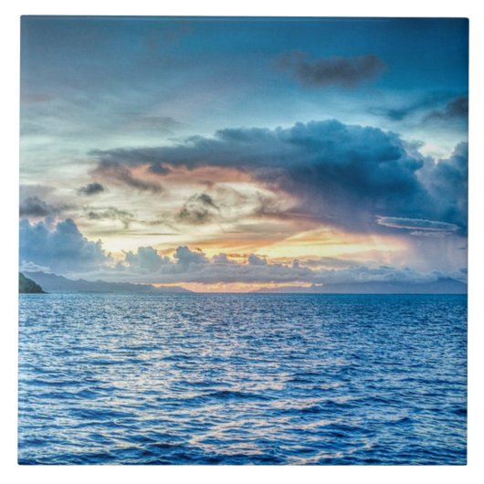 南太平洋ボラ島 タイル (正面)