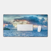 南太平洋ボラ島 デスクマット (キーボード&マウス)