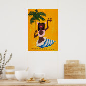 南太平洋レトロヴィンテージ旅行ポスター ポスター (キッチン)