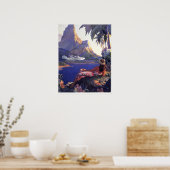 南太平洋ヴィンテージのポスター ポスター (キッチン)