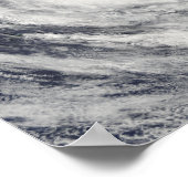 南太平洋上空のサイクロン海 ポスター (角)