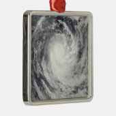 南太平洋上空のサイクロン海 メタルオーナメント (右)