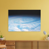 南太平洋上空の円形の雲の形成海。 キャンバスプリント (インサイチュ (リビング))