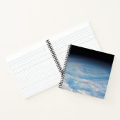 南太平洋上空の円形の雲の形成海。 ノートブック (内部)