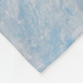 南太平洋上空の円形の雲の形成海。 フリースブランケット (角)