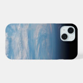 南太平洋上空の円状の雲の形成 iPhone 15ケース (裏面横)