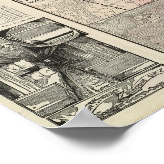 南太平洋企業 ポスター (角)