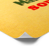 南太平洋戦争の古い鉄道ポスター ポスター (角)