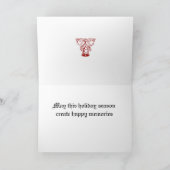 南太平洋沿岸機関車ホリデーカード シーズンカード (内部)