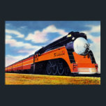 南太平洋流線列車「サンビーム」 ポスター<br><div class="desc">電車の恋人には必ず。このアールデコ流線列車は「サンビーム」と呼ばれた。</div>