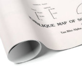 南太平洋海のフロアマップ（1982年）  ラッピングペーパー (ロールコーナー)