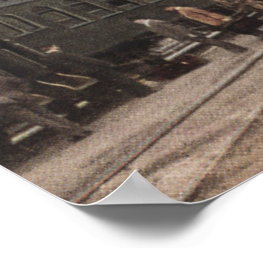 南太平洋鉄道駅 ポスター (角)