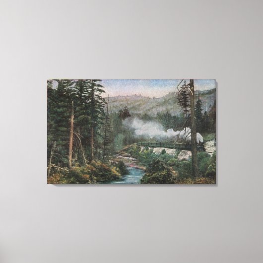 南太平洋鉄道 キャンバスプリント (正面)