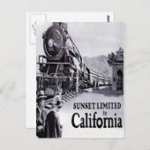 南太平洋鉄道 – 1920年代 ポストカード (正面/裏面)