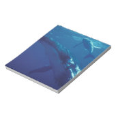 南太平洋、トンガ鯨と子牛 ノートパッド (回転)