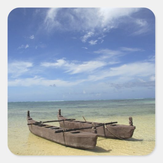 南太平洋、フランスのポリネシア、ムーア。 スクエアシール (正面)