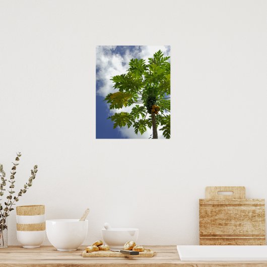 南太平洋、フランスのポリネシア、ムーア。2 ポスター (キッチン)