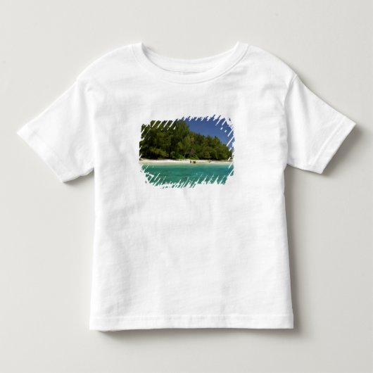 南太平洋 フランス領ポリネシア モーレア島 トドラーTシャツ (正面)