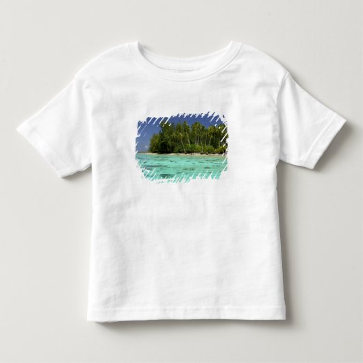 南太平洋 フランス領ポリネシア モーレア島 2 トドラーTシャツ (正面)