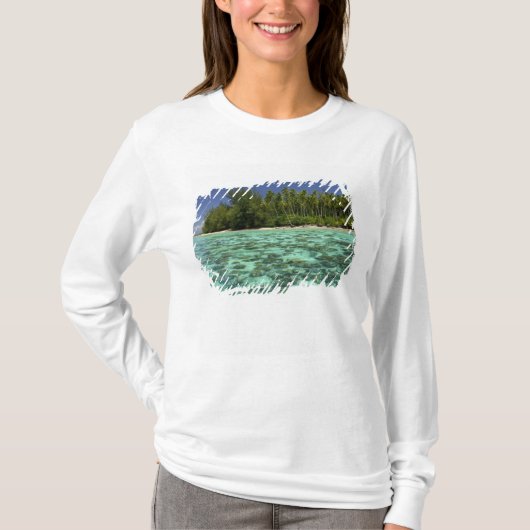 南太平洋 フランス領ポリネシア モーレア島 3 Tシャツ (正面)