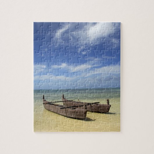 南太平洋、ポリネシフランスのア、ムーア。 ジグソーパズル (縦)