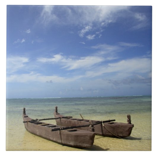 南太平洋、ポリネシフランスのア、ムーア。 タイル (正面)