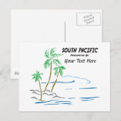 南太平洋 ミュージカル ポストカード (正面/裏面)