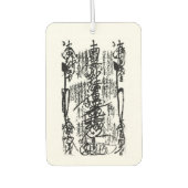 南妙法蓮華教五本尊空気清浄機 カーエアーフレッシュナー (正面)