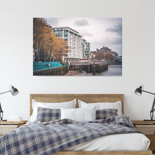 南岸の静寂 キャンバスプリント (インサイチュ (寝室))