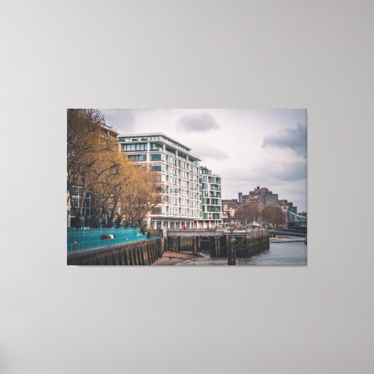 南岸の静寂 キャンバスプリント (正面)