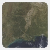 南州の雲のない統一された眺め スクエアシール (正面)