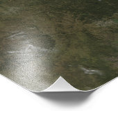 南州の雲のない統一された眺め フォトプリント            (角)