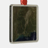 南州の雲のない統一された眺め メタルオーナメント (右)