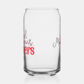 南引用文心あなたのマナーピンク赤モノグラム ガラス缶 (左)