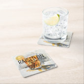 南心地よい:甘いお茶とイエスの上で育つ スクエアペーパーコースター (インサイチュ)