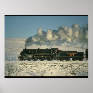 南方鉄道777_蒸気機関車 ポスター
