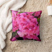 南春のアクセントの枕のピンクのツツジ クッション (ブランケット)