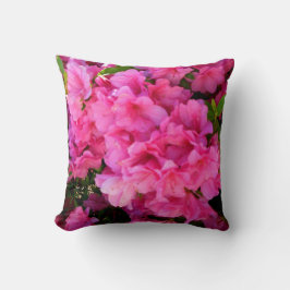 南春のアクセントの枕のピンクのツツジ クッション