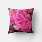 南春のアクセントの枕のピンクのツツジ クッション (裏面)