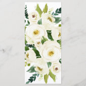 南書道 |フローラディナーメニューカード メニュー (裏面)