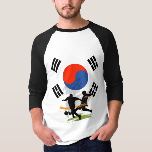 南朝鮮のチームサポータワールドカップ2010年 Tシャツ (正面)