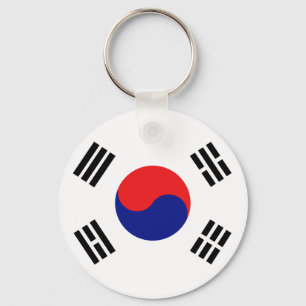 南朝鮮のティーおよびギフトの韓国共和国の旗 キーホルダー