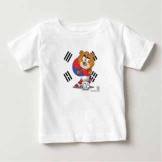 南朝鮮の乳児のTシャツ ベビーTシャツ