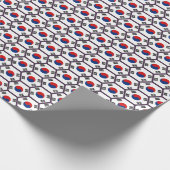 南朝鮮の旗の蜜蜂の巣の包装紙 ラッピングペーパー (角)