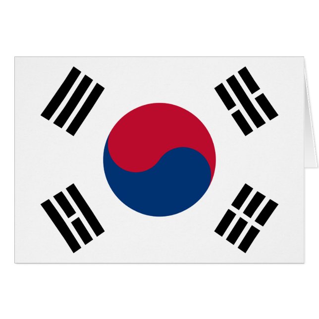 南朝鮮の旗 (正面横)