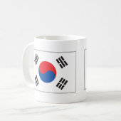南朝鮮の旗 コーヒーマグカップ (正面左)