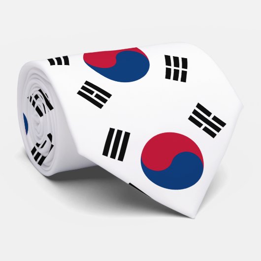 南朝鮮の旗 ネクタイ (ロール)