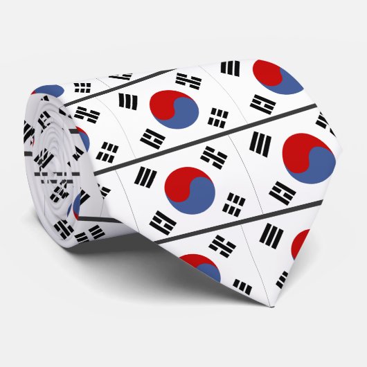 南朝鮮の旗 ネクタイ (ロール)